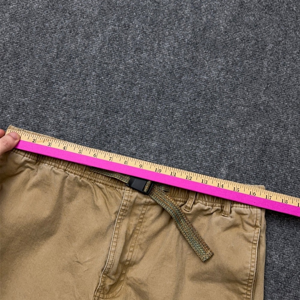 Backcountry Venture Daily Pant Mens Large Bistre Tan Stretch Cotton Twill Belted - Picture 8 of 11